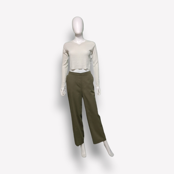 BP Ribbed Sweater in Ivory, S - Picture 1 of 9